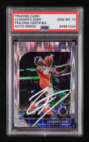 Luguentz Dort Signed 2019-20 Hoops Premium Stock Prizms Shimmer #213 RC (PSA 10) at PristineAuction.com