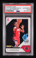TyTy Washington Jr. Signed 2022-23 Panini Instant RPS First Look #RPS26 RC (PSA Authentic) at PristineAuction.com