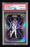 Tre Mann Signed 2021-22 Panini Prizm Prizms Silver #274 RC (PSA 10) at PristineAuction.com