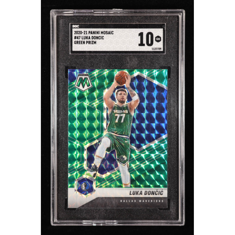 その他 2020 Luka Doncic #47 Green Mosaic 2020-21 Panini Mosaic #47 Luka Doncic Green Prizm SP