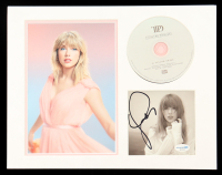 Taylor Swift Signed "The Tortured Poets Department" 11x14 Custom Matted CD Insert Display (ACOA) at PristineAuction.com