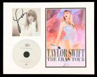 Taylor Swift Signed "The Tortured Poets Department" 11x14 Custom Matted CD Insert Display (ACOA) at PristineAuction.com