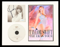 Taylor Swift Signed "The Tortured Poets Department" 11x14 Custom Matted CD Insert Display (ACOA) at PristineAuction.com