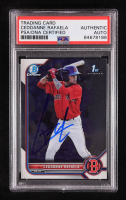 Ceddanne Rafaela Signed 2022 Bowman Chrome Prospects #BCP61 (PSA Authentic) at PristineAuction.com