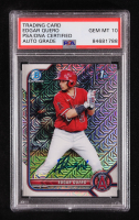 Edgar Quero Signed 2022 Bowman Chrome Mega Box Prospects #BCP123 (PSA 10) at PristineAuction.com