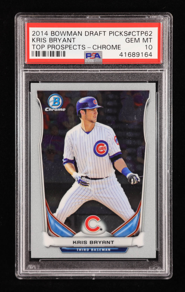 Kris Bryant 2014 Bowman Chrome Draft Top Prospects #CTP62 RC (PSA 10)