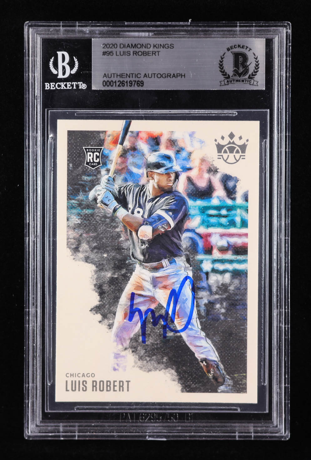 Luis Robert Signed 2020 Diamond Kings #95 (Beckett Authentic) at PristineAuction.com Luis Robert Signed 2020 Diamond Kings #95 (Beckett Authentic) at PristineAuction.com