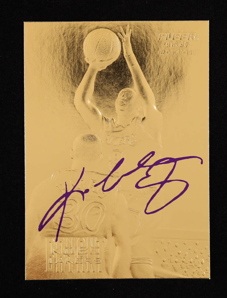 Kobe Bryant 1996-97 Fleer Purple Signature 23Kt Gold RC at PristineAuction.com Kobe Bryant 1996-97 Fleer Purple Signature 23Kt Gold RC at PristineAuction.com
