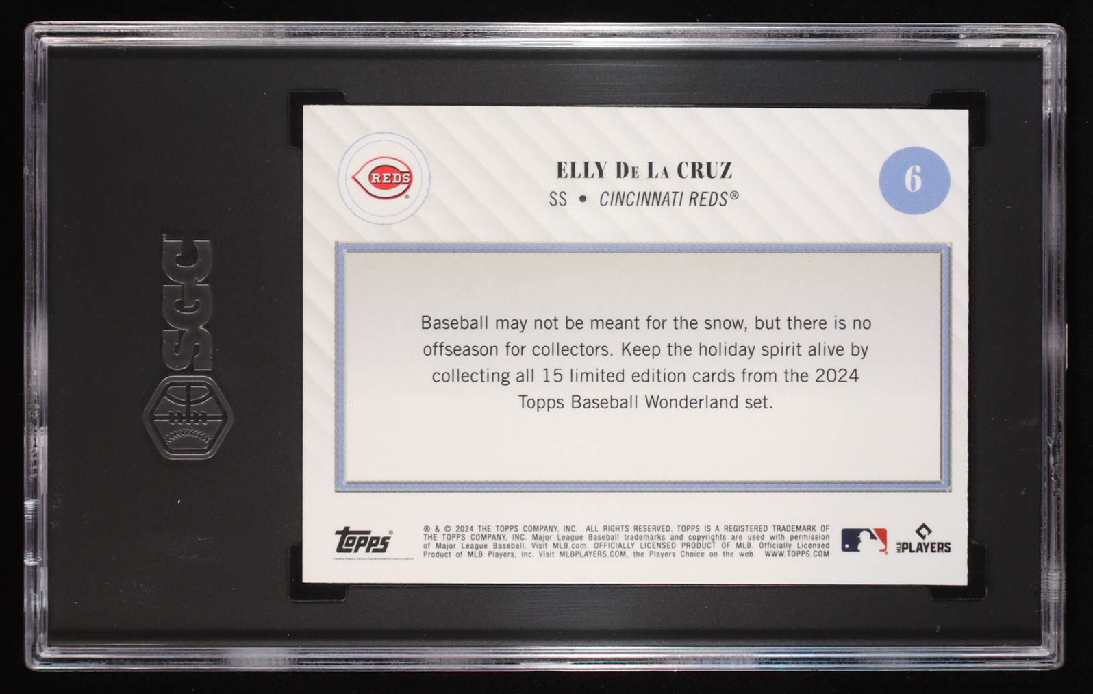 Elly De La Cruz 2024 Topps Wonderland #6 RC (SGC 10) at PristineAuction.com Elly De La Cruz 2024 Topps Wonderland #6 RC (SGC 10) at PristineAuction.com