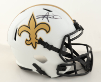 Alvin Kamara Signed Saints Full-Size Lunar Eclipse Alternate Speed Helmet (Beckett) at PristineAuction.com