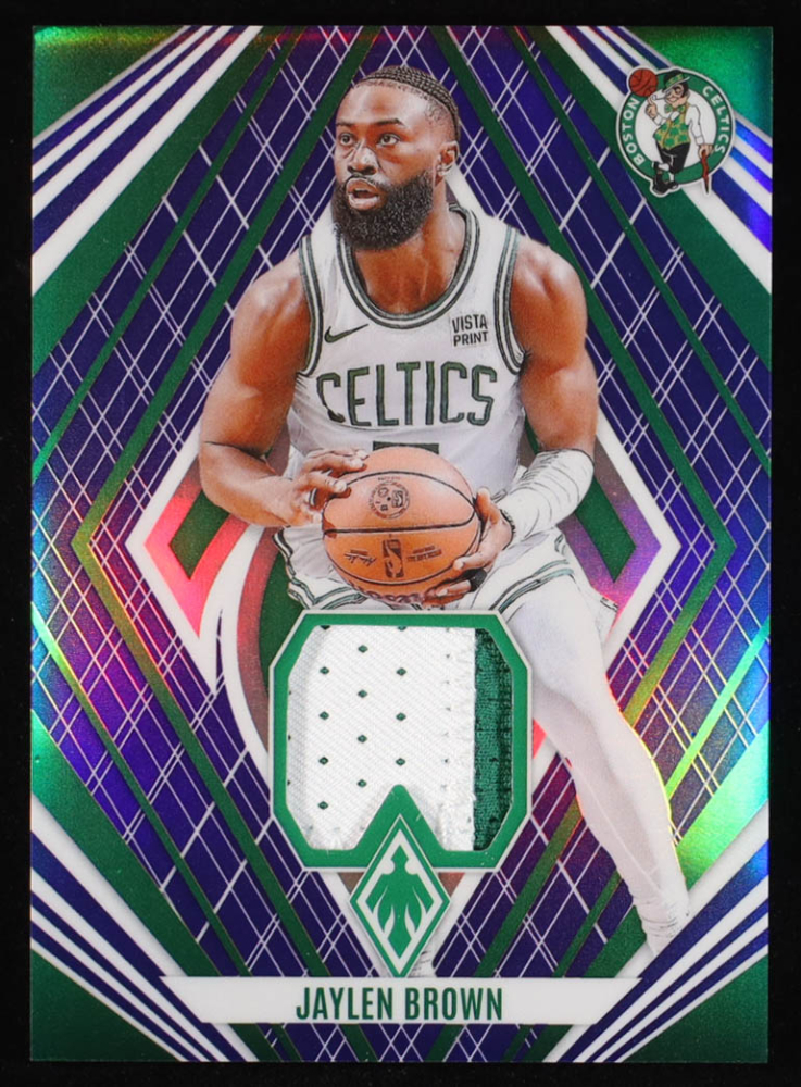 2023 Panini Phoenix Basketball Blue Jaylen Brown #VM-JBW