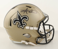 Alvin Kamara Signed Saints Full-Size Speed Helmet (Beckett) at PristineAuction.com