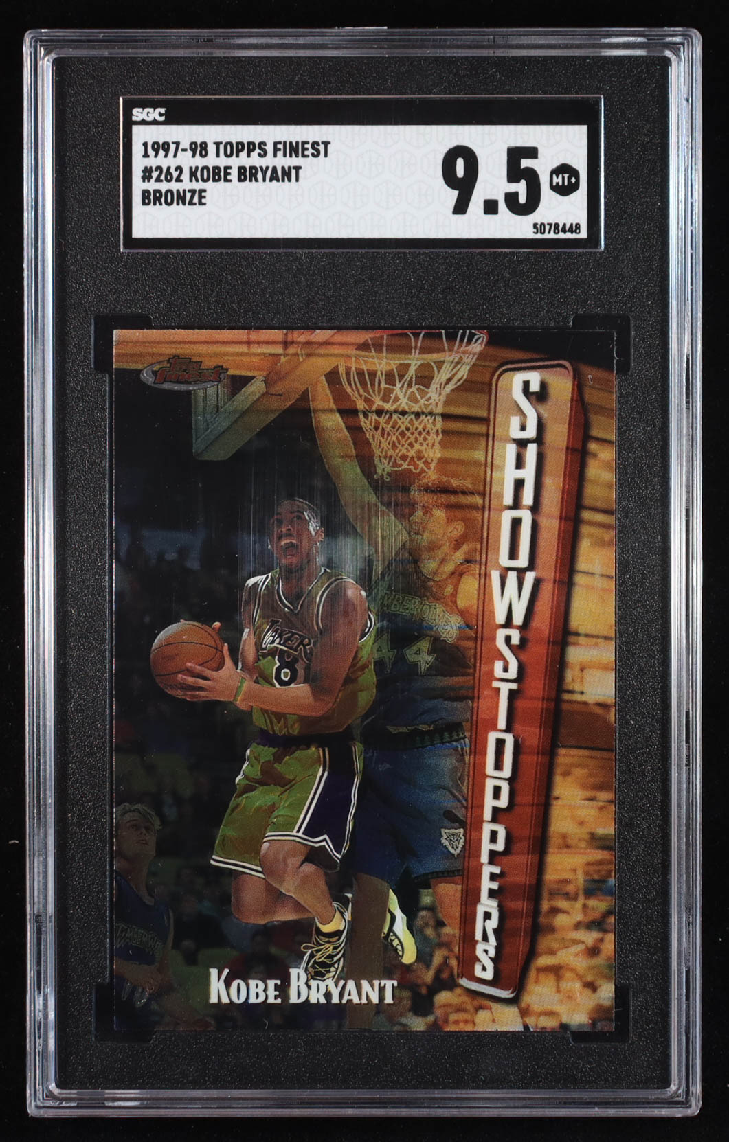 Kobe Bryant 1997-98 Finest #262 B (SGC 9.5) at PristineAuction.com Kobe Bryant 1997-98 Finest #262 B (SGC 9.5) at PristineAuction.com