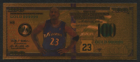 Michael Jordan 24K Gold Commemorative $100 Bill at PristineAuction.com