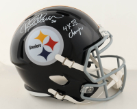 Rocky Bleier Signed Steelers Full-Size Speed Helmet Inscribed "4x SB Champs" (TSE) at PristineAuction.com