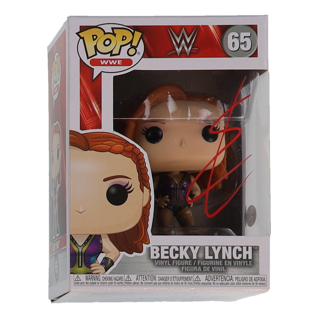 Becky Lynch Signed WWE #65 Funko Pop! Vinyl Figure (ACOA) at PristineAuction.com Becky Lynch Signed WWE #65 Funko Pop! Vinyl Figure (ACOA) at PristineAuction.com