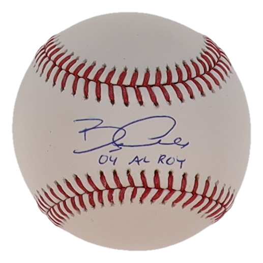 Bobby Crosby Signed OML Baseball Inscribed "04 AL ROY" (JSA) at PristineAuction.com Bobby Crosby Signed OML Baseball Inscribed "04 AL ROY" (JSA) at PristineAuction.com