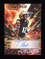 Travis Hunter Signed 2024 Leaf Futures Future Shock Holo #FS-TH1 #2/3 at PristineAuction.com