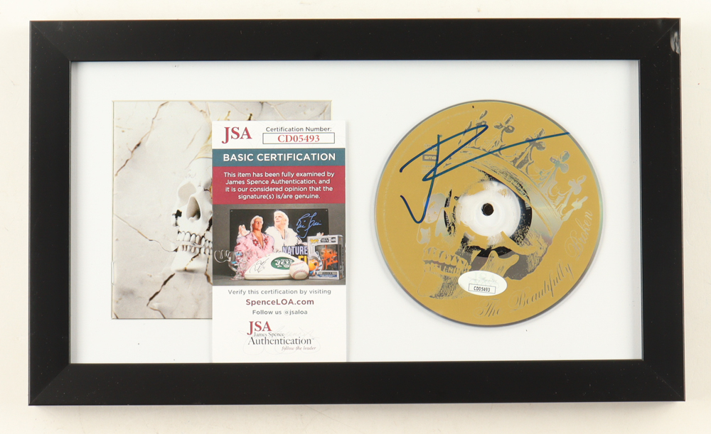 Jelly Roll Signed Custom Framed "Beautifully Broken" CD Album Insert Display With Disc (JSA) at PristineAuction.com Jelly Roll Signed Custom Framed "Beautifully Broken" CD Album Insert Display With Disc (JSA) at PristineAuction.com