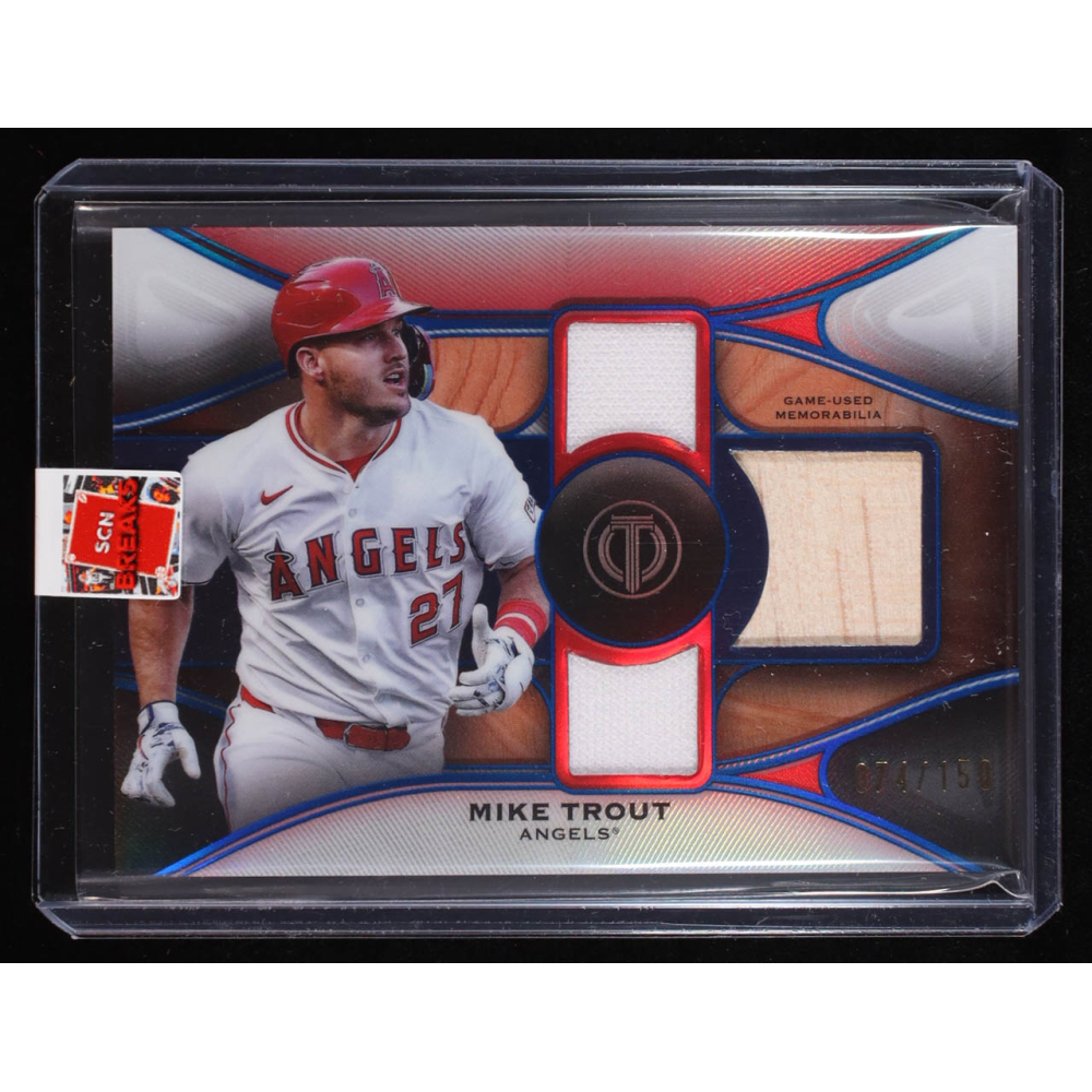 Mike Trout 2025 Topps Tribute Triple Relics Blue TTRMT 074 150 Share 1748640535 Mike Trout Signed 2025 Topps Tribute Triple Relics Blue TTRMT 074 150