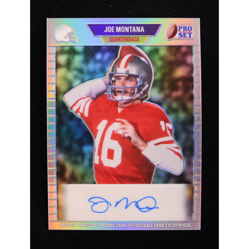 Joe Montana 2024 Leaf Metal Legacy Collection #89P-JM5 Autograph Silver Prismatic SP Variation #25/35 at PristineAuction.com