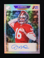 Joe Montana 2024 Leaf Metal Legacy Collection #89P-JM5 Autograph Silver Prismatic SP Variation #19/35 at PristineAuction.com