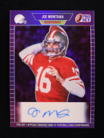 Joe Montana 2024 Leaf Metal Legacy Collection #89P-JM5 Autograph Silver Prismatic SP Variation #6/10 at PristineAuction.com