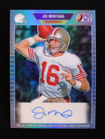 Joe Montana 2024 Leaf Metal Legacy Collection #89P-JM4 Autograph Platinum Blue Prismatic SP Variation #16/25 at PristineAuction.com