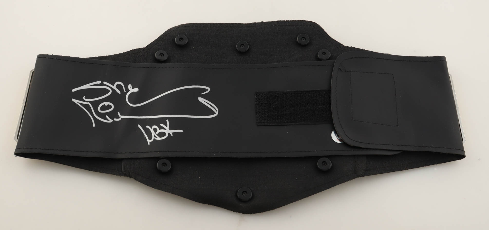 Shawn Michaels Signed WWE Mini Championship Belt Inscribed "HBK" (Beckett) at PristineAuction.com Shawn Michaels Signed WWE Mini Championship Belt Inscribed "HBK" (Beckett) at PristineAuction.com