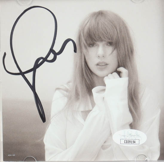Taylor Swift Signed "The Tortured Poets Department" CD Insert With Case & Disc (JSA) at PristineAuction.com Taylor Swift Signed "The Tortured Poets Department" CD Insert With Case & Disc (JSA) at PristineAuction.com