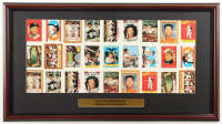1996 Uncut Mickey Mantle Topps Baseball Cards Custom Framed Sheet Display at PristineAuction.com