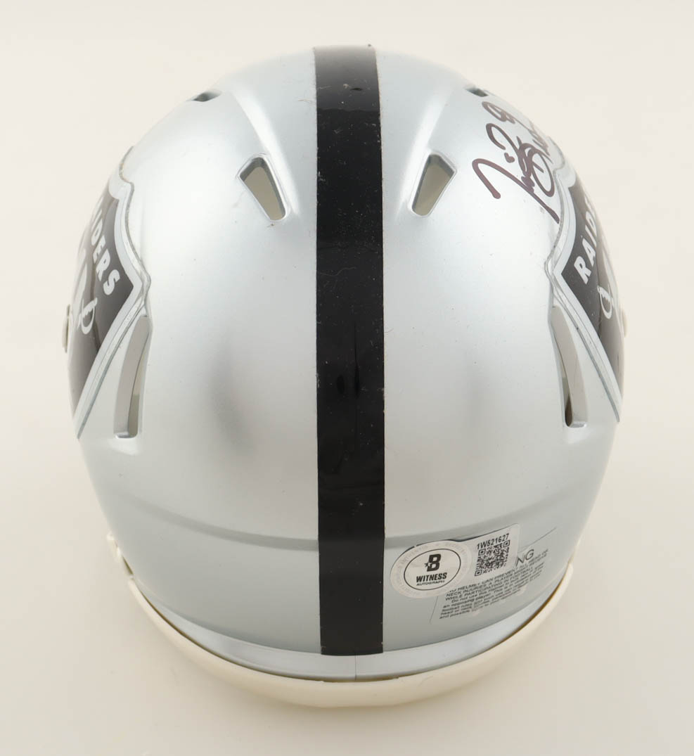 Tim Brown Signed Raiders Speed Mini Helmet (Beckett) at PristineAuction.com Tim Brown Signed Raiders Speed Mini Helmet (Beckett) at PristineAuction.com