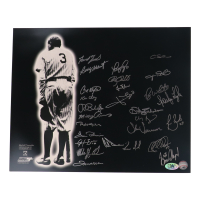 Babe Ruth Tribute 16x20 Photo Signed by (27) with Mickey Rivers, Bobby Shantz, Ken Clay, Ron Blomberg (MAB Hologram) at PristineAuction.com