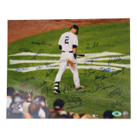 New York Yankees 16x20 Photo Signed by (26) with Mickey Rivers, Bobby Shantz, Ken Clay, Ron Blomberg (MAB Hologram) at PristineAuction.com