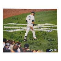 New York Yankees 16x20 Photo Signed by (26) with Mickey Rivers, Bobby Shantz, Ken Clay, Ron Blomberg (MAB Hologram) at PristineAuction.com