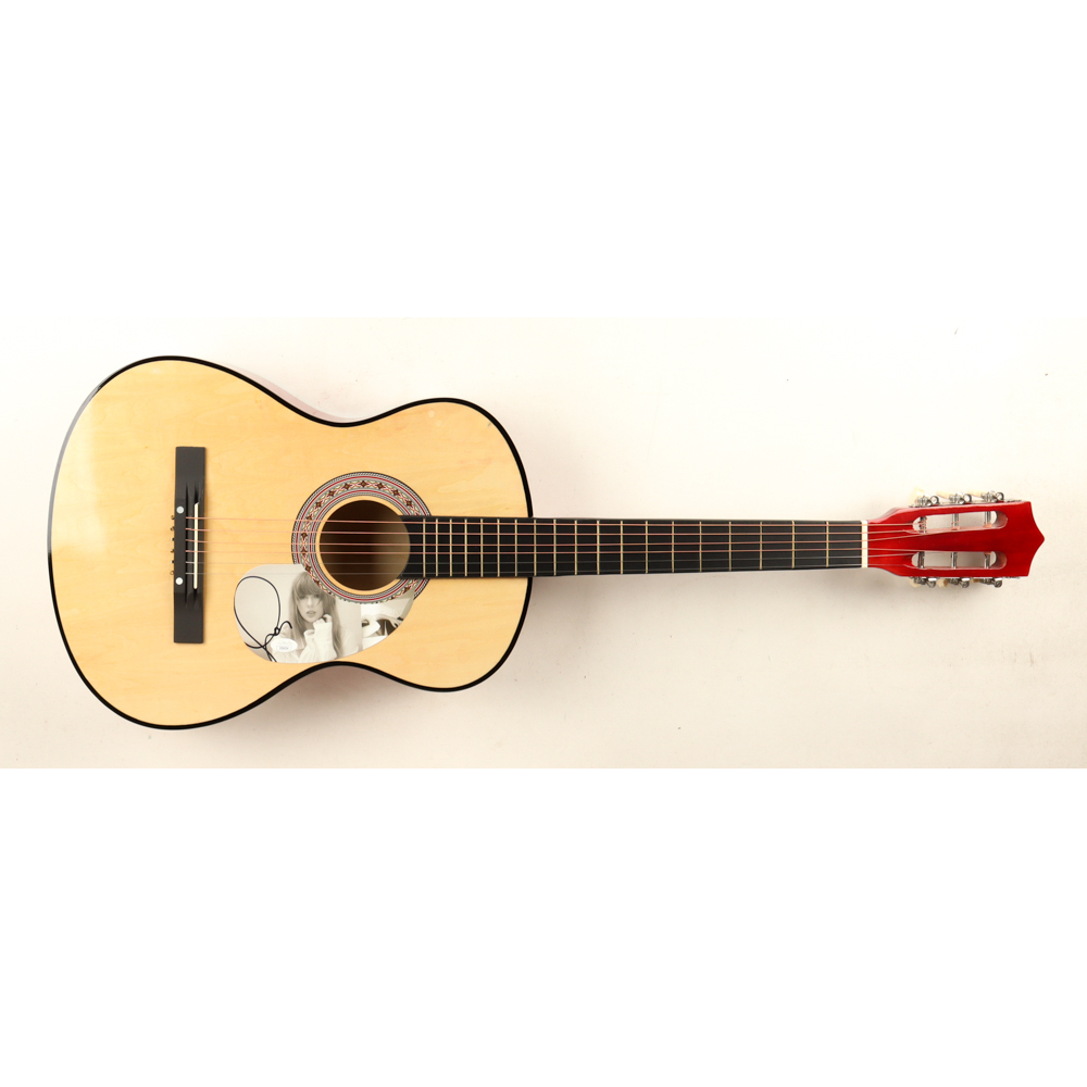 Taylor Swift Signed 38" Acoustic Guitar (JSA) at PristineAuction.com