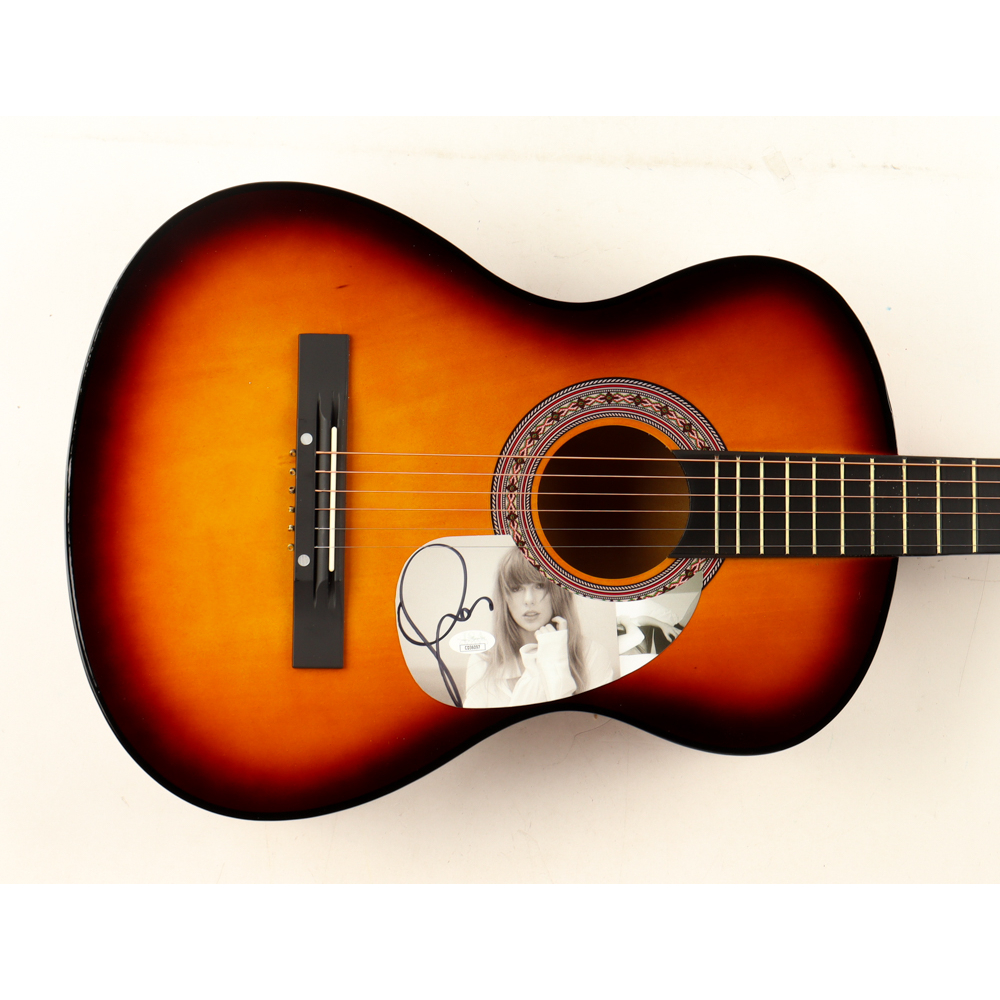 Taylor Swift Signed 38" Acoustic Guitar (JSA) at PristineAuction.com