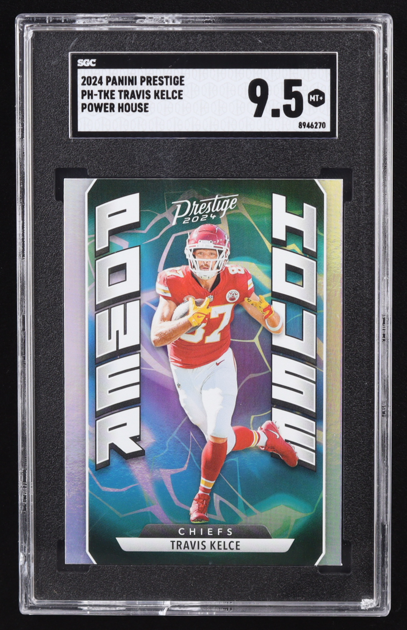 Travis Kelce 2024 Prestige Power House #5 (SGC 9.5) at PristineAuction.com Travis Kelce 2024 Prestige Power House #5 (SGC 9.5) at PristineAuction.com