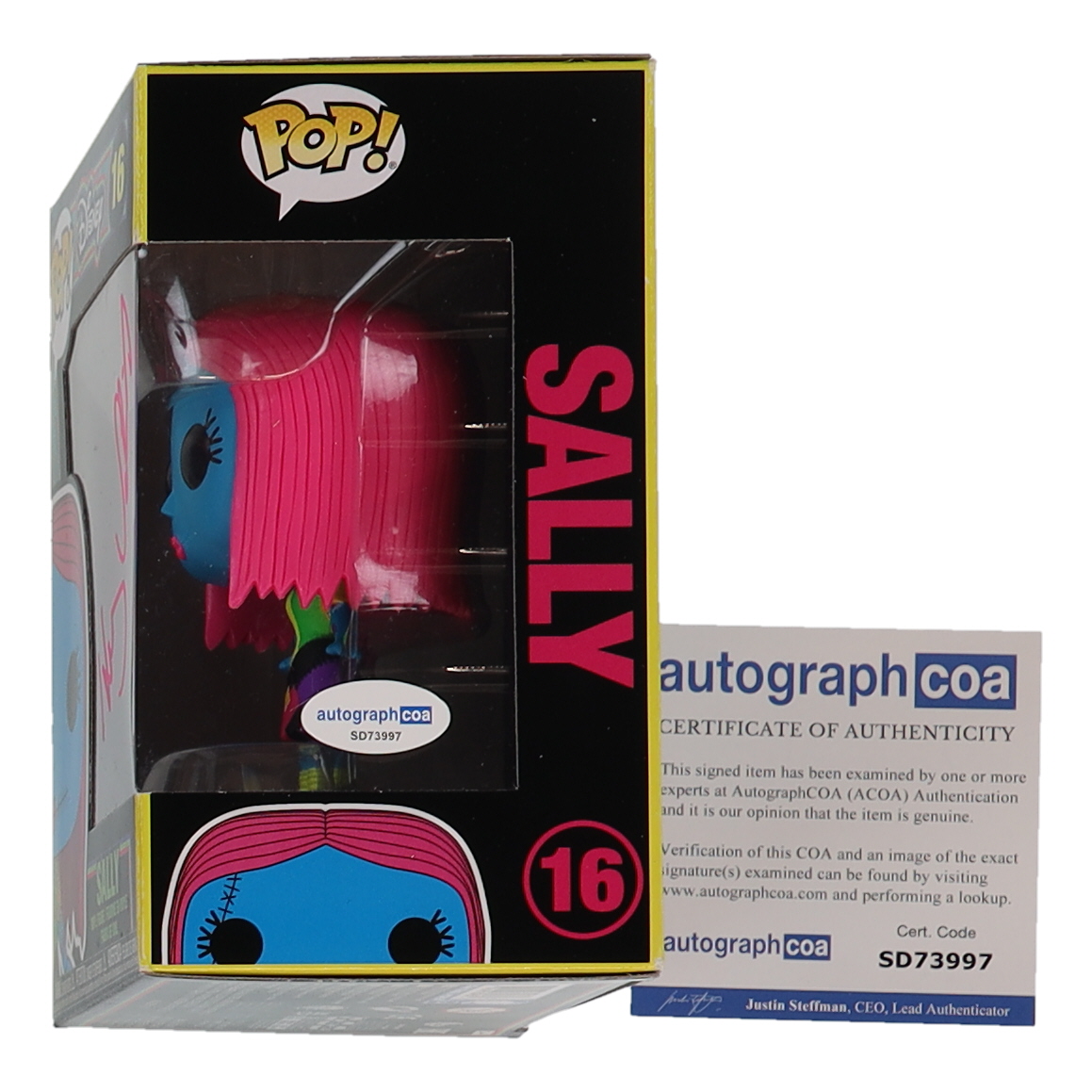 Henry Selick Signed "Disney" #16 Sally Funko Pop! Vinyl Figure (AutographCOA) at PristineAuction.com Henry Selick Signed "Disney" #16 Sally Funko Pop! Vinyl Figure (AutographCOA) at PristineAuction.com