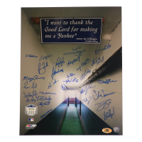Yankees Greats 16x20 Photo Signed by (29) with Jeff Nelson, Todd Zeile, Shane Spencer, Chris Widger, Ken Clay (MAB) at PristineAuction.com