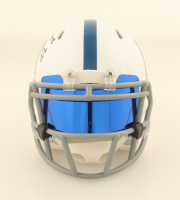 Lenny Moore Signed Colts Speed Mini Helmet With Visor Inscribed "HOF 75" (Schwartz) at PristineAuction.com