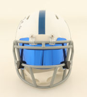Lenny Moore Signed Colts Speed Mini Helmet With Visor Inscribed "HOF 75" (Schwartz) at PristineAuction.com
