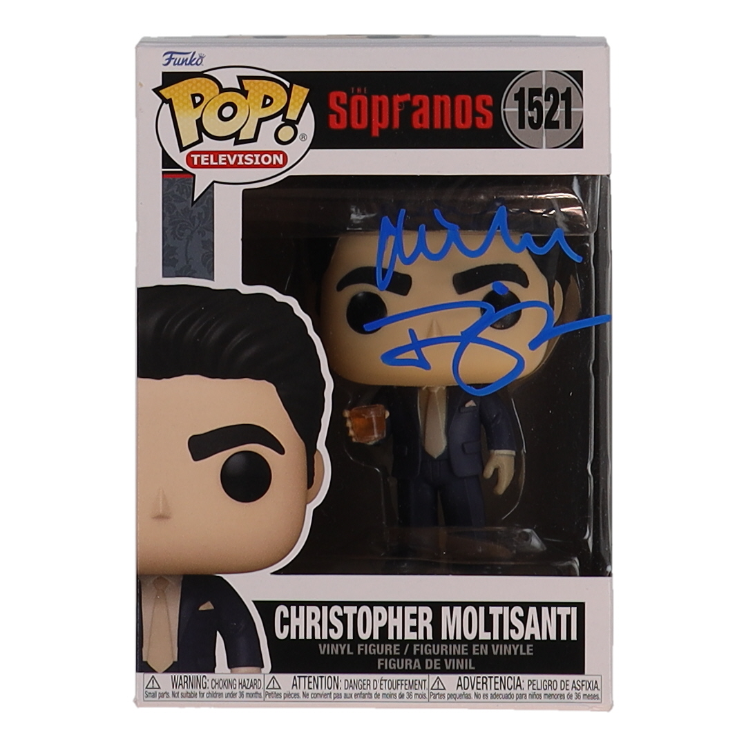 Michael Imperioli Signed "The Sopranos" #1294 Christopher Moltisanti Funko Pop! Vinyl Figure (AutographCOA) at PristineAuction.com Michael Imperioli Signed "The Sopranos" #1294 Christopher Moltisanti Funko Pop! Vinyl Figure (AutographCOA) at PristineAuction.com