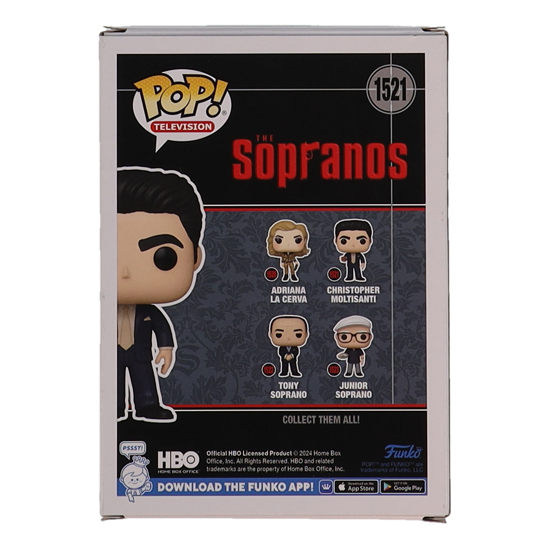 Michael Imperioli Signed "The Sopranos" #1294 Christopher Moltisanti Funko Pop! Vinyl Figure (AutographCOA) at PristineAuction.com Michael Imperioli Signed "The Sopranos" #1294 Christopher Moltisanti Funko Pop! Vinyl Figure (AutographCOA) at PristineAuction.com