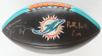 Ricky Williams Signed Dolphins Logo Football Inscribed "Puff, Puff, Run" (Williams) at PristineAuction.com
