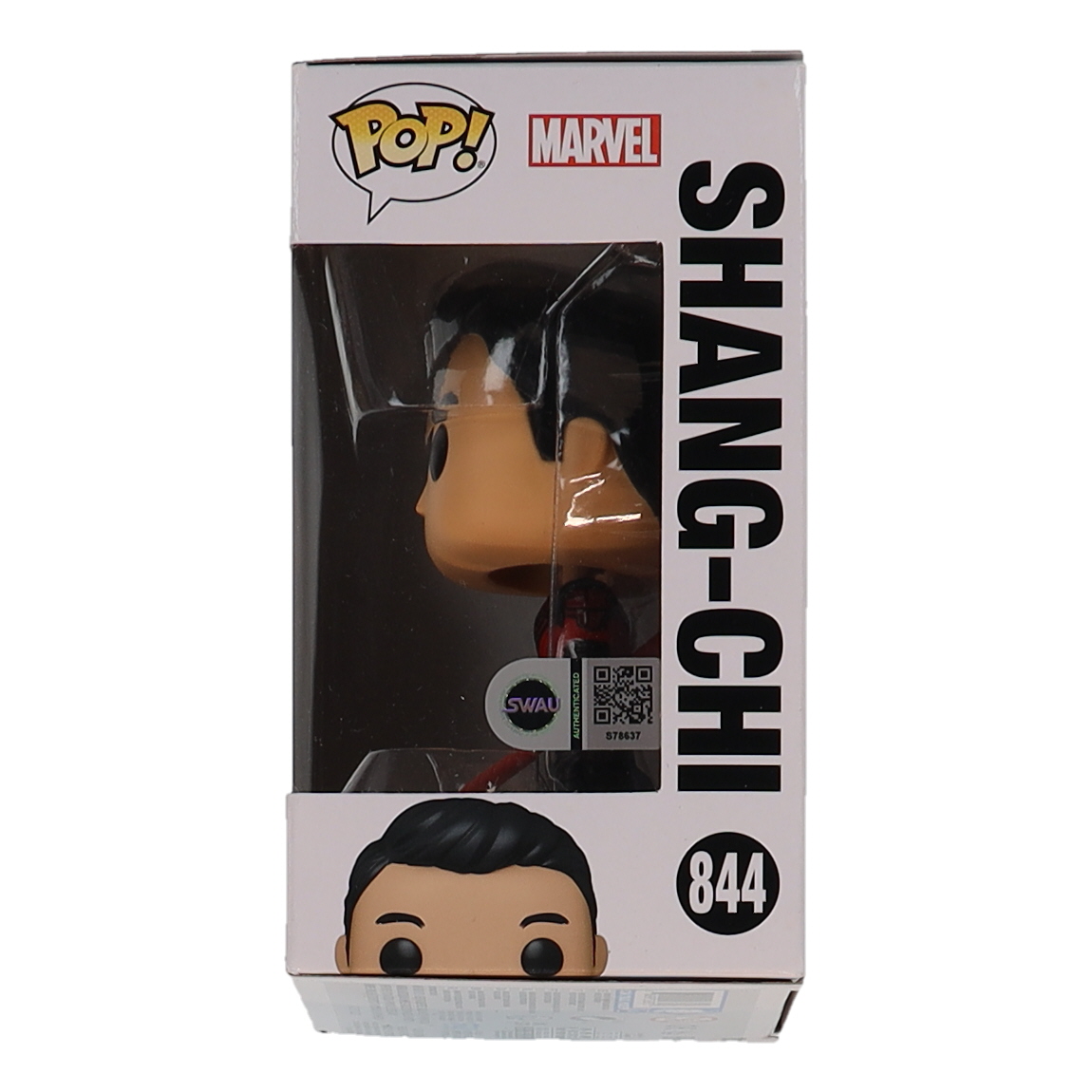 Simu Liu Signed "Shang-Chi And The Legend Of The Ten Rings" #844 Shang-Chi Bobble-Head Funko Pop! Vinyl Figure (SWAU) at PristineAuction.com Simu Liu Signed "Shang-Chi And The Legend Of The Ten Rings" #844 Shang-Chi Bobble-Head Funko Pop! Vinyl Figure (SWAU) at PristineAuction.com