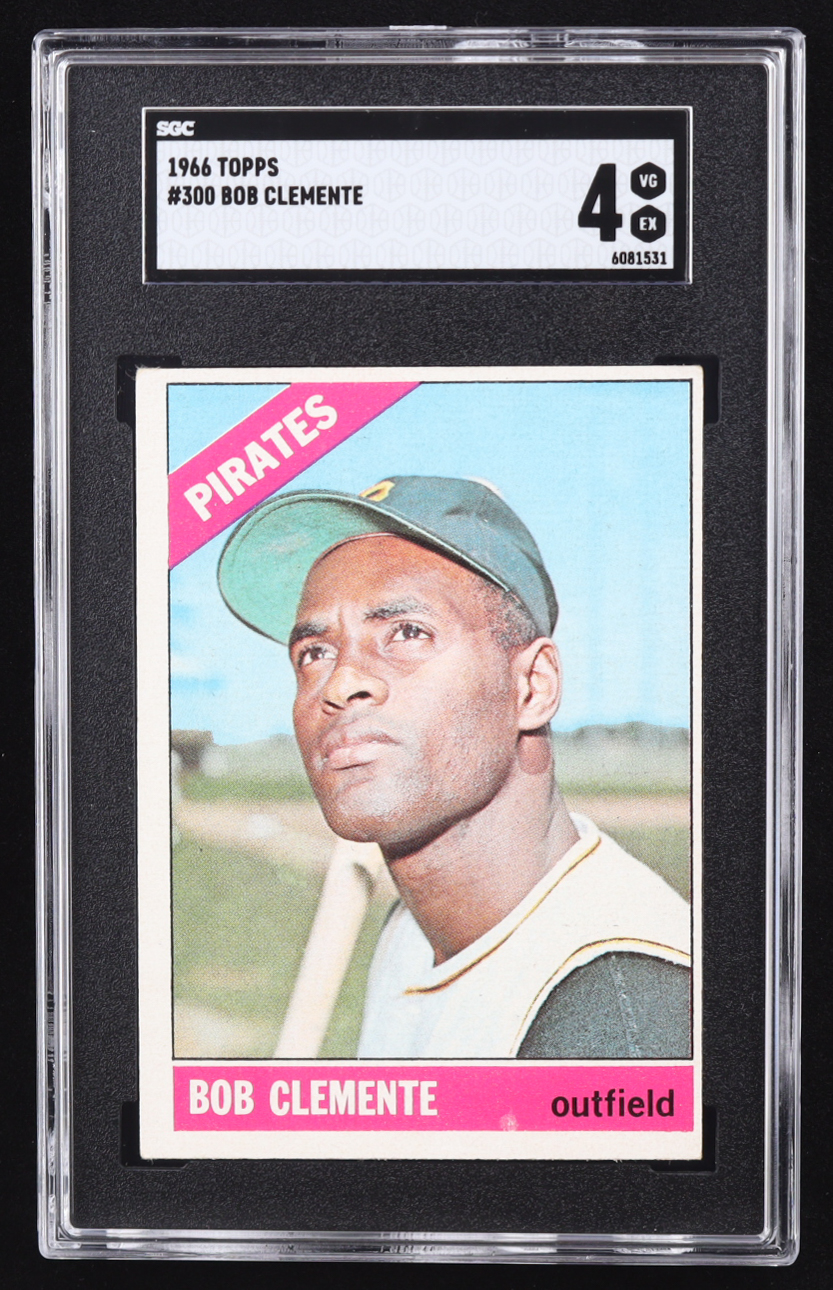 Bob Clemente 1966 Topps #300 (SGC 4) at PristineAuction.com Bob Clemente 1966 Topps #300 (SGC 4) at PristineAuction.com