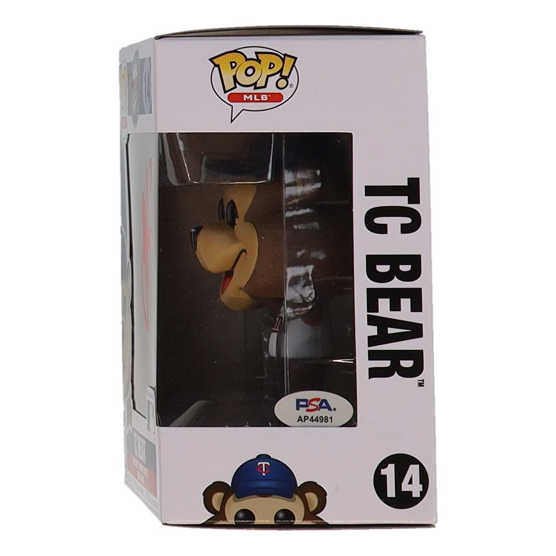 Joe Mauer Signed "Twins" #14 TC Bear Funko Pop! Vinyl Figure (PSA) at PristineAuction.com Joe Mauer Signed "Twins" #14 TC Bear Funko Pop! Vinyl Figure (PSA) at PristineAuction.com
