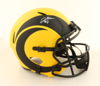 Jared Verse Signed Rams Full-Size Rave Alternate Speed Helmet (Beckett) at PristineAuction.com