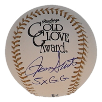 Ron Santo Signed Gold Glove Award Baseball Inscribed "5X G.G." (JSA) at PristineAuction.com